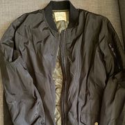 Long bomber jacket