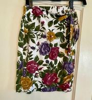 Vintage floral skirt