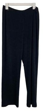 Travelers by Chicos 3 High Waisted Pull On Pants Womens XL Slinky Stretch Black