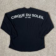 Cirque Du Soleil Black Long Sleeve  Size XL