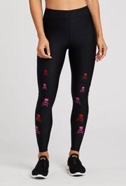 ULTRACOR x SoulCycle Scatter Skull Leggings Size Medium