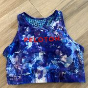 Peloton Blue Moves High Neck Sports Bra