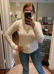 Cream Cable Knit Sweater