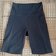 Girlfriend Collective Black HighRise Bike Short