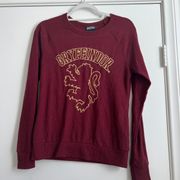 Harry Potter Maroon Crewneck Embroidered Front