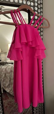 Pink Ruffle Dress