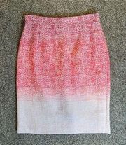 Antonio Melani Pink Ombré Pencil Skirt