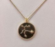 Gorjana Gemini astrology  gold plated necklace