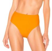 Ellejay Carolyn high waist orange swim bottoms size L