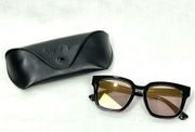 Diff Makay Mirrored Sunglasses Black Frames Gradient Lenses With Case