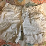 Roxy Juniors Ecru Off White Sweet Lace Trim Shorts