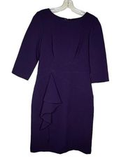 Sandra Darren Purple Dress