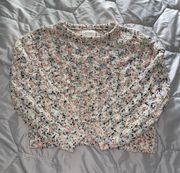 Popcorn Cable Knit Sweater