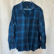 Vintage Blue  Flannel