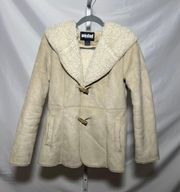 by Kenneth Cole Cream Sherpa Coat