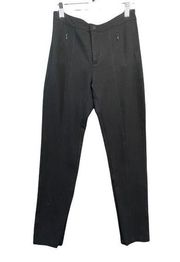 NYDJ Leggings Womens 4 Black Pocketed Stretch Lift Tuck Slim Flattering Pant
