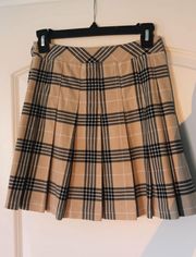 Plaid Skirt