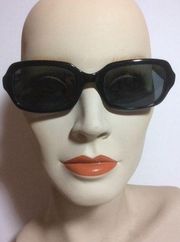 Fendi FS200 Black Horn Rectangular Sunglasses EUC