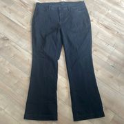 Talbots Flawless Five Pocket Flare Jeans Black Plus Sz 18W