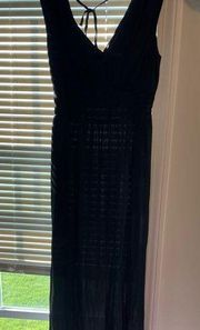 black old navy wedding guest dress, size: s