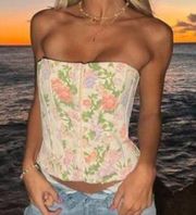 Floral Corset Top