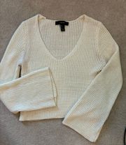 Forever 21 Cream Sweater