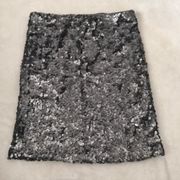 Cotton On Gunmetal Grey Sequined Skirt