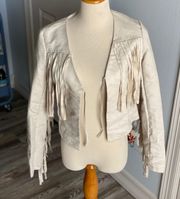 Fringe Suede Jacket 