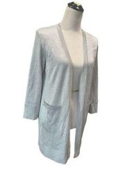 Missoni silver open front lightweight cardigan size 42 fit US size S