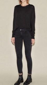 ACNE STUDIOS Pin Black Rise Skinny Jeans Size 29