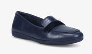 New in Box Easy Spirit Navy Leather Upper Loafers Size 6.5