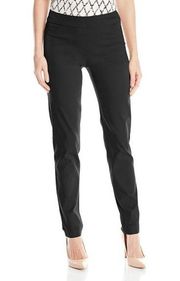 Slimsation by Multiples Black High Rise Pull On Dress Pants 12