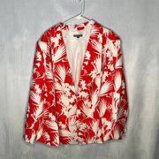 Jessica London Blazer Floral Jacket New 28W