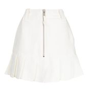 pleated mini skirt