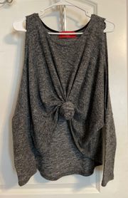 Chicago Red Label Front Tie Knot Sweater