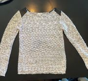 Grayish Thick Long Sleeve Sweater