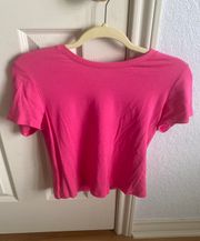 Pink Basic Tee