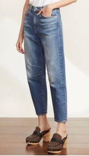 Charlie Barrel Leg High Rise Jeans