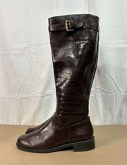 Aerosoles High Ride Brown Knee High Boots Wmns Sz 8 M-XC