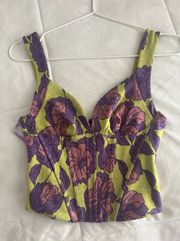 Corset NWT Women Small Floral
