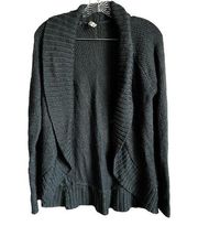 Silence & Noise Green Chunky Knit Cardigan