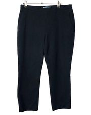 Antonio Melani Navy Blue Side Zip Ankle Crop Dress Pants 10