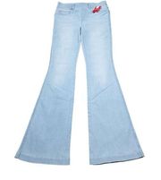 READ Spanx Pull On Flare Jeans Retro Light Wash Blue Size XS Petite XSP 20348Q