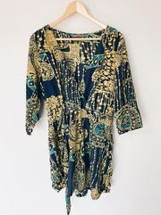 Charlie Jade Blue Design Romper - Size Medium