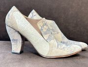 John Fluevog Kendra Pointed Leather Heel size 10.5 elegant conversations