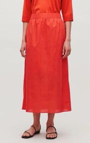 NWT COS Lightweight Cotton Slip-On Midi Skirt