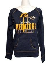 NHL NWOT Nashville Predators  Sweater Top Tee New