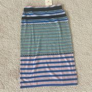 Marni & Uniqlo merino blend striped knitted skirp NWT