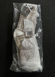 Cuddl Duds Double Layer Lounge Socks Sz 4-10 Marshmallow Plushfill Holiday NEW