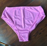 PINK Active high-waisted bikini bottom 